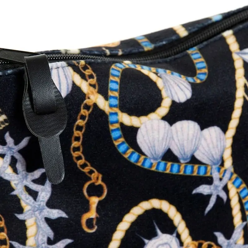 Toilet Bag DKD Home Decor Yellow Black 16 x 1 x...