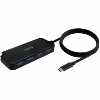 USB Hub Aisens Black (1 Unit)