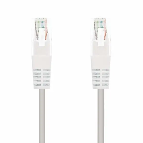 CAT 5e UTP Cable NANOCABLE 10.20.0105-W White 5 m