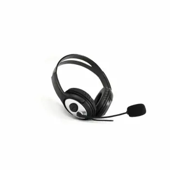 Headphones with Microphone CoolBox COO-AUM-01 Black...
