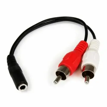 Audio Jack (3.5mm) to 2 RCA Cable Startech MUFMRCA...