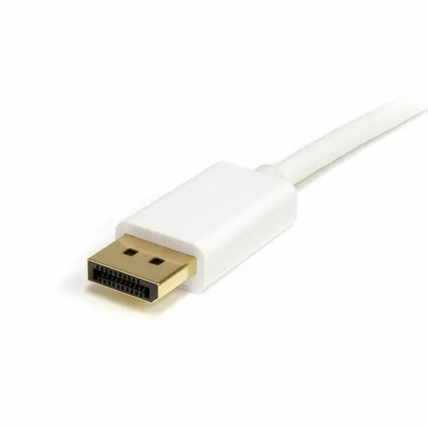 Mini DisplayPort to DisplayPort Cable Startech MDP2DPMM2MW (2 m) White 4K Ultra HD