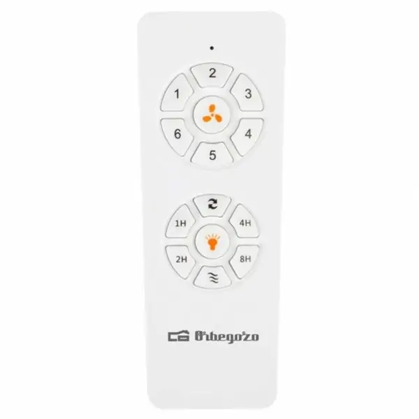 Ceiling Fan with Light Orbegozo CP116116 White 40 W