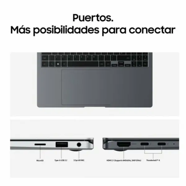 Laptop Samsung Galaxy Book4 Pro 360 NP960QGK-KG2ES 16" Intel Evo Core Ultra 7 155H 16 GB RAM 1 TB SSD