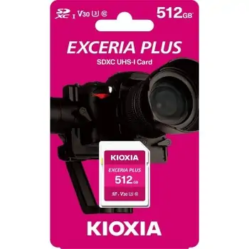 Micro SD Memory Card with Adaptor Kioxia PLUS UHS-I C10...