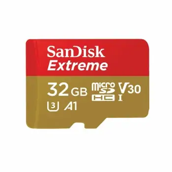 Micro SD Memory Card with Adaptor SanDisk Extreme 32 GB