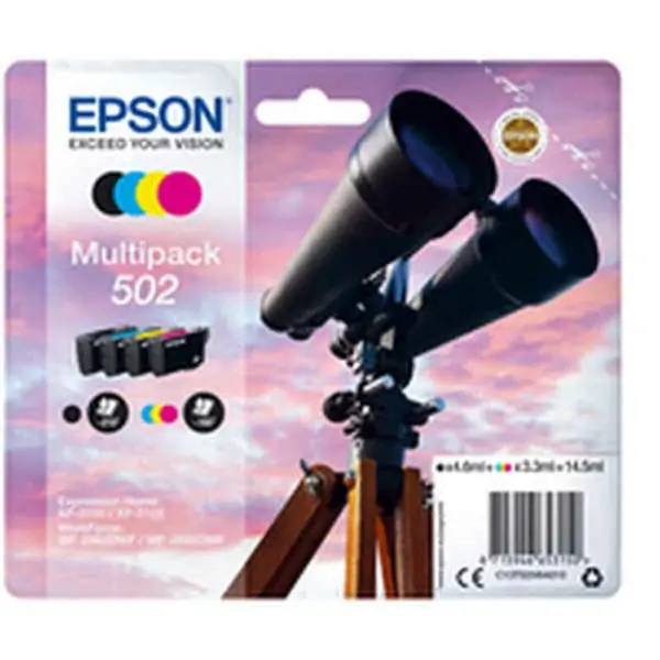Original Ink Cartridge Epson C13T02V64010 Yellow Black Cyan Magenta Black/Cyan/Magenta/Yellow