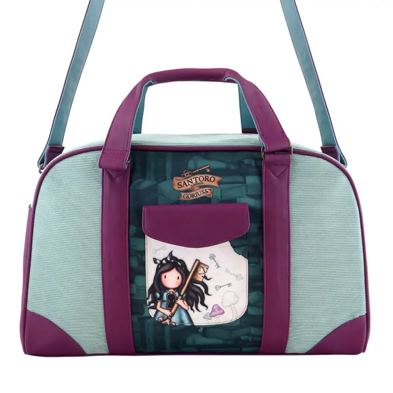 Sports Bag Gorjuss Curiosity Green Grey 50 x 31...