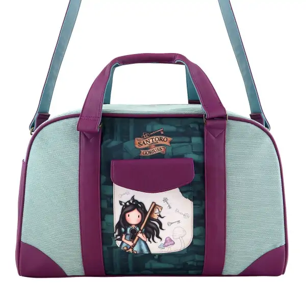 Sports Bag Gorjuss Curiosity Green Grey 50 x 31 x 23 cm
