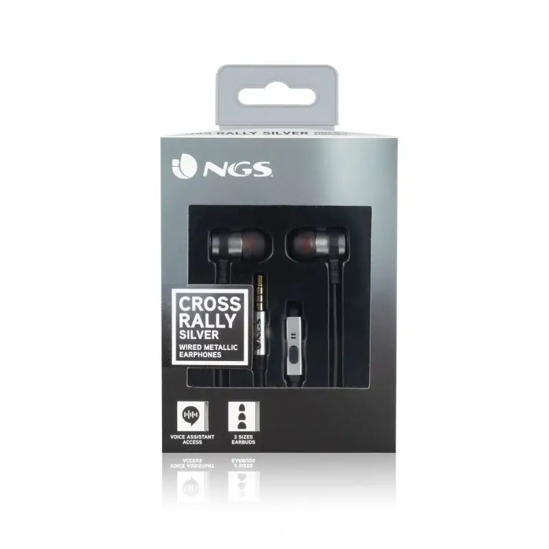 In ear headphones NGS ELEC-HEADP-0294 Silver