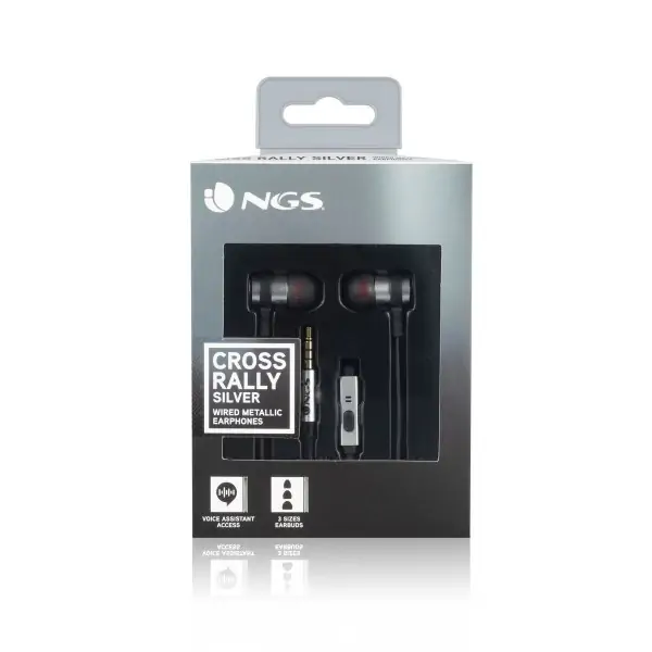 In ear headphones NGS ELEC-HEADP-0294 Silver