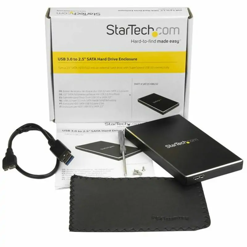 External Box HDD Startech SAT2510BU32 Black USB...