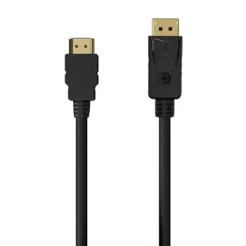 DisplayPort to HDMI Cable Aisens A125-0551 Black 1,5 m
