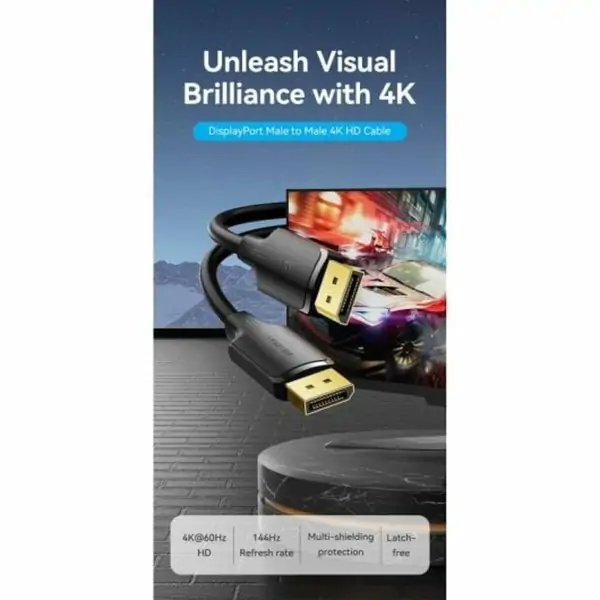 HDMI Cable Vention Black 1,5 m