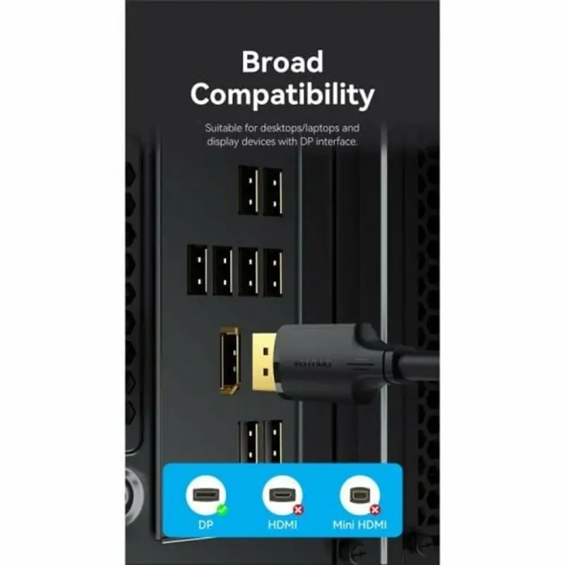 HDMI Cable Vention Black 1,5 m