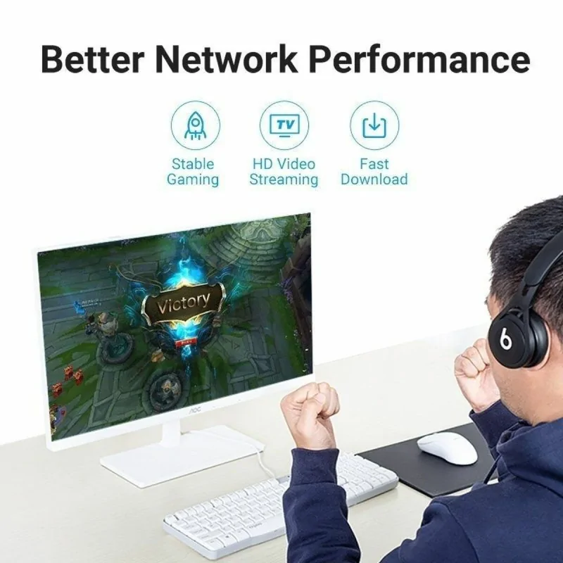 UTP Category 6 Rigid Network Cable Vention...