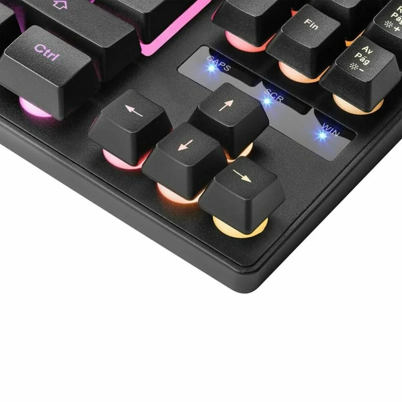 Gaming Keyboard Mars Gaming MKTKLES Spanish...