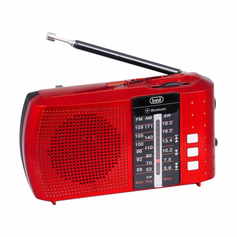 Portable Bluetooth Radio Trevi RA 7F20 BT Red...