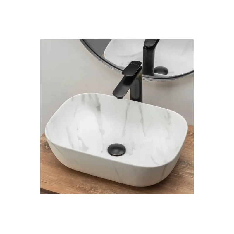 Countertop Basin Rea Belinda Marble Mat