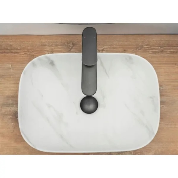Countertop Basin Rea Belinda Marble Mat