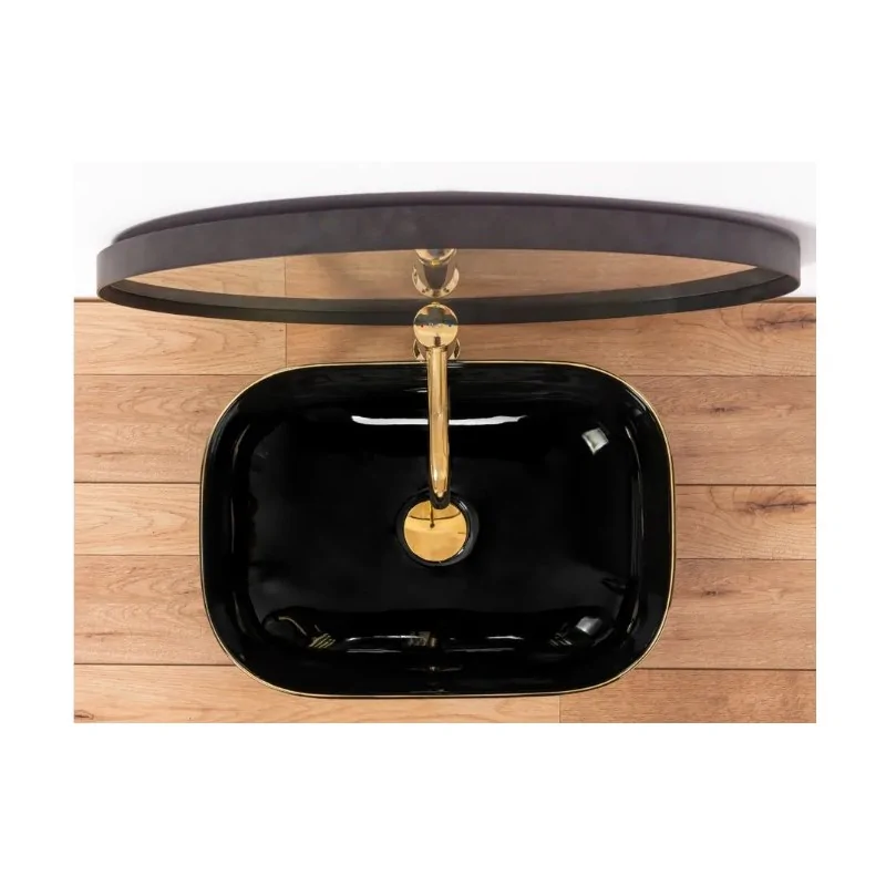 Countertop washbasin Rea Belinda Black Gold
