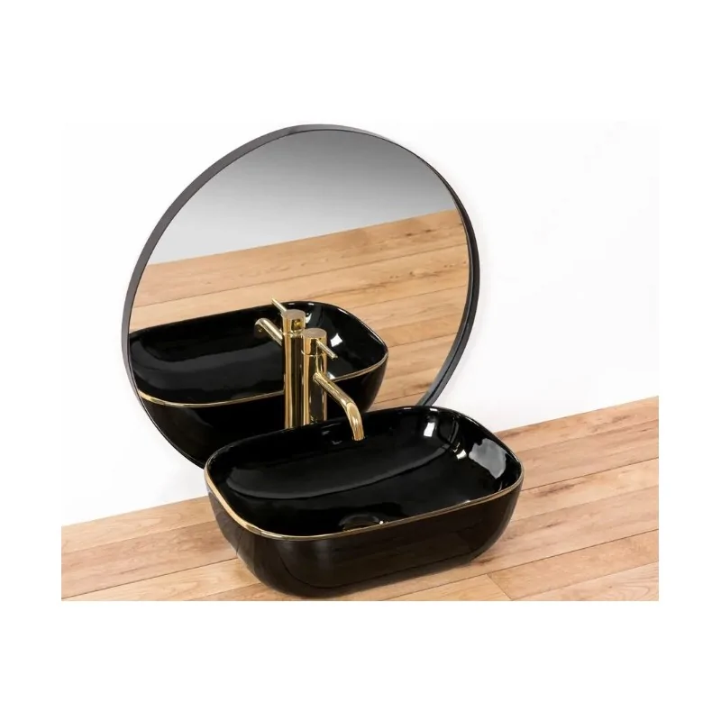 Countertop washbasin Rea Belinda Black Gold