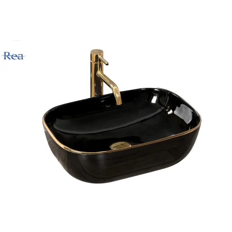 Countertop washbasin Rea Belinda Black Gold