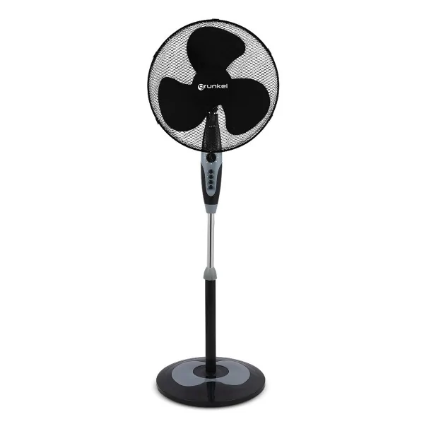 Freestanding Fan Grunkel FAN-N16ECOTIMER Black