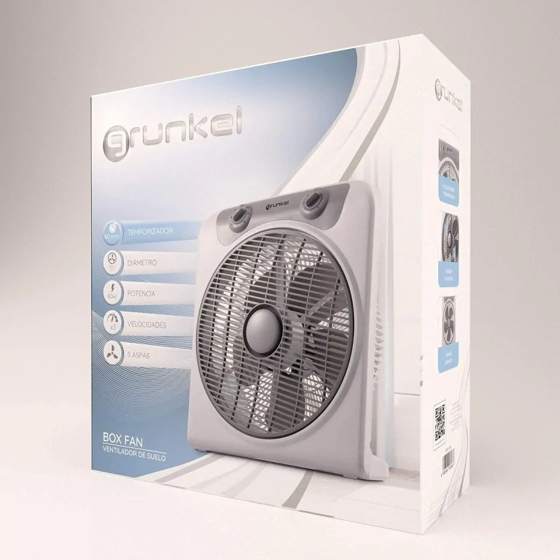 Floor Fan Grunkel BOX FAN Grey