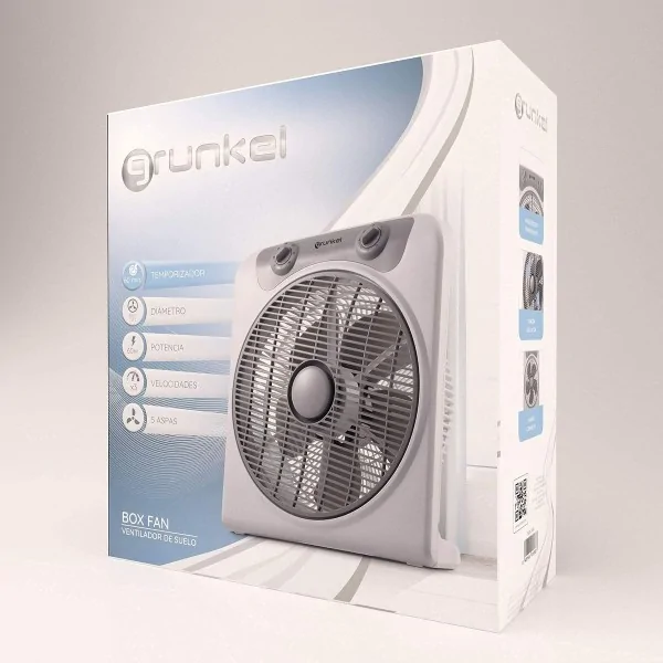Floor Fan Grunkel BOX FAN Grey
