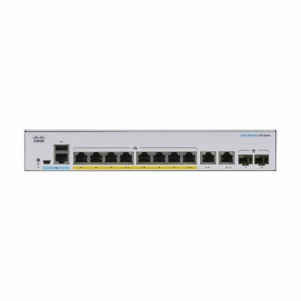 Switch CISCO CBS350-8P-E-2G-EU White