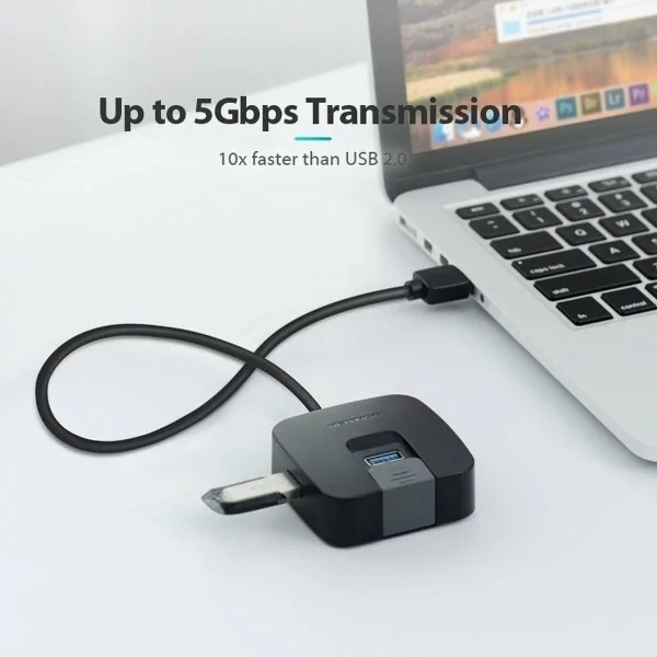 USB Hub Vention CHABB Black