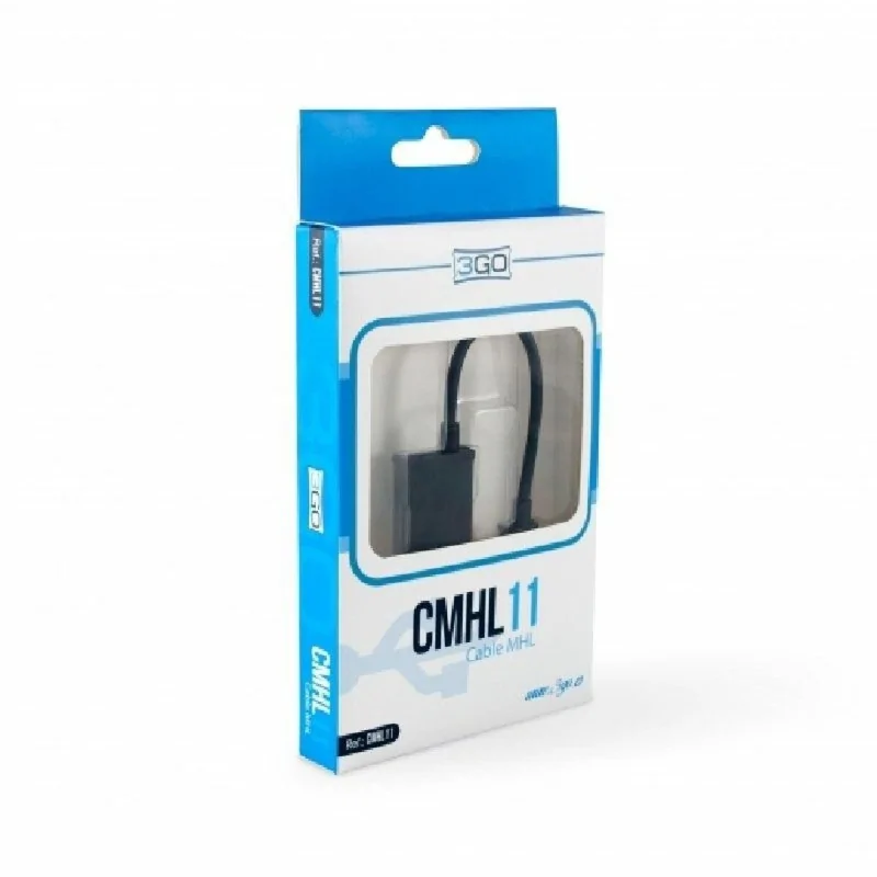 Micro USB to HDMI Adapter 3GO CMHL11 10 cm Black
