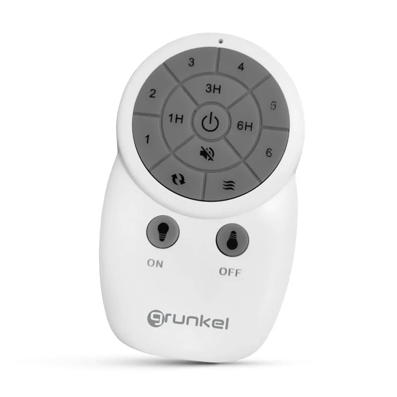 Ceiling Fan with Light Grunkel White 24 W