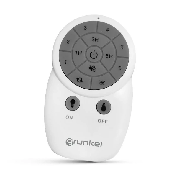 Ceiling Fan with Light Grunkel White 24 W