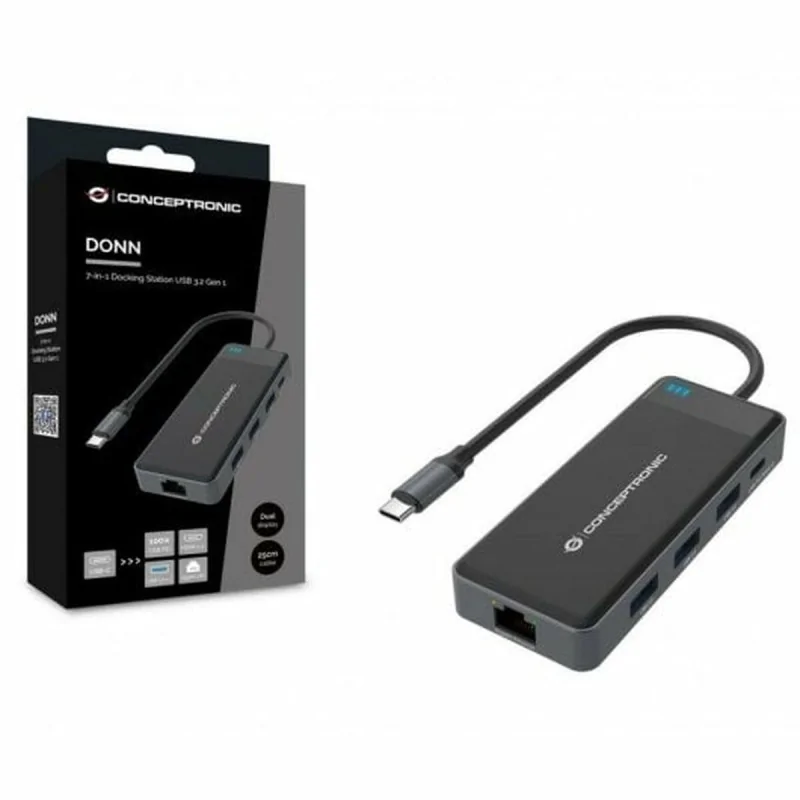 7-Port USB-C Hub Conceptronic 110518107101...