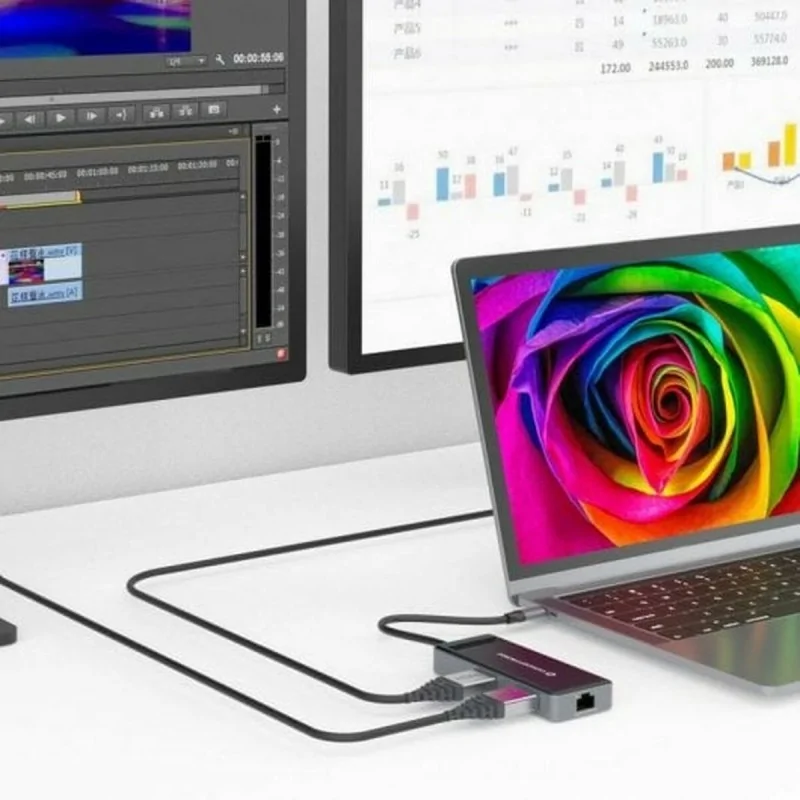 7-Port USB-C Hub Conceptronic 110518107101...