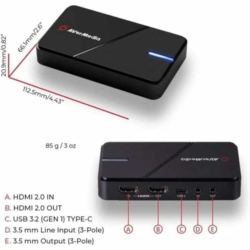 Video Game Recorder AVERMEDIA6130 Live Gamer...