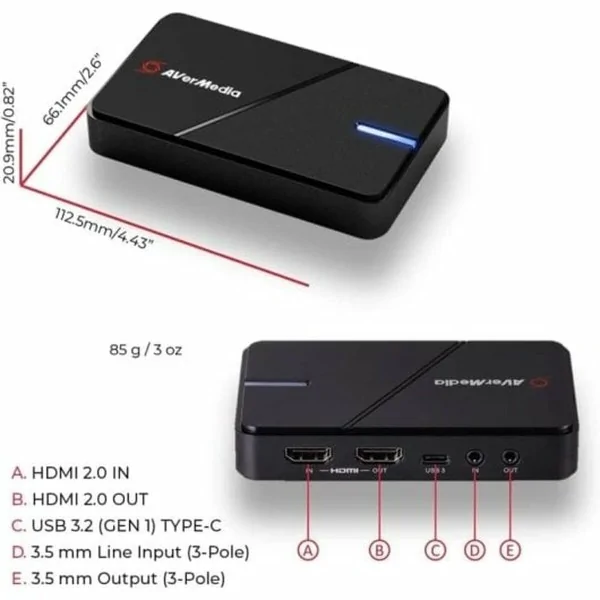 Video Game Recorder AVERMEDIA6130 Live Gamer EXTREME 3