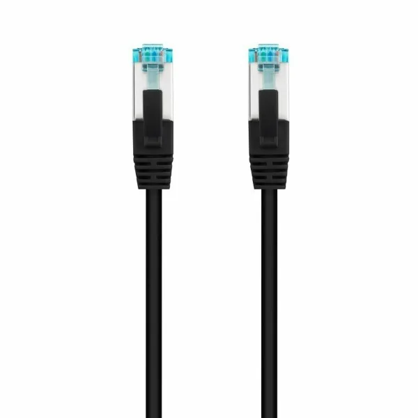 FTP Category 7 Rigid Network Cable NANOCABLE 10.20.1701-BK 1 m (1 m)