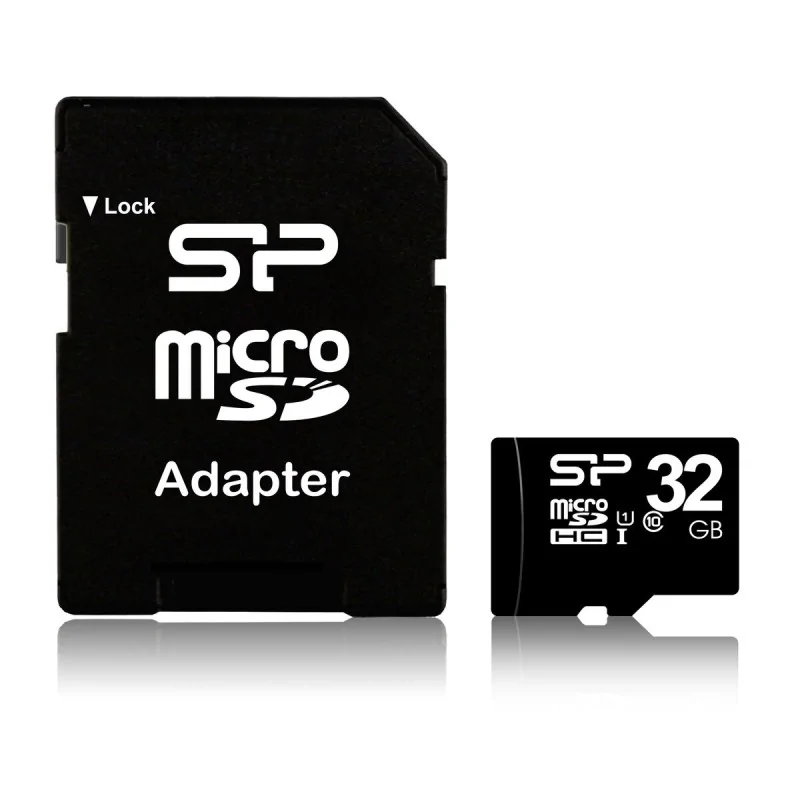 Micro SD Memory Card with Adaptor Silicon Power...