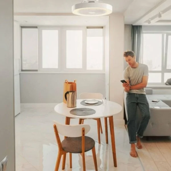 Ceiling Fan Universal Blue Pampero White 25 W