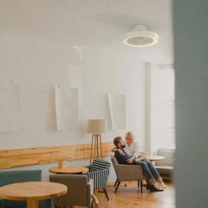 Ceiling Fan Universal Blue Pampero White 25 W