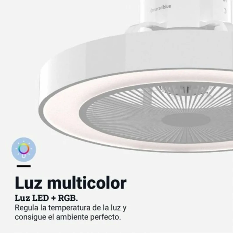 Ceiling Fan Universal Blue Pampero White 25 W