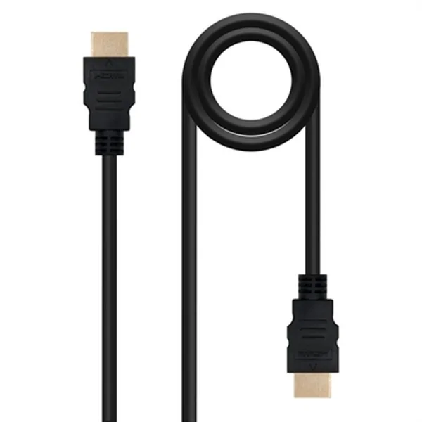 HDMI Cable NANOCABLE 10.15.0301 1 m Black