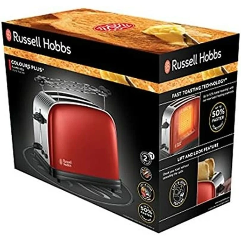 Toaster Russell Hobbs 23330-56 1670 W Red