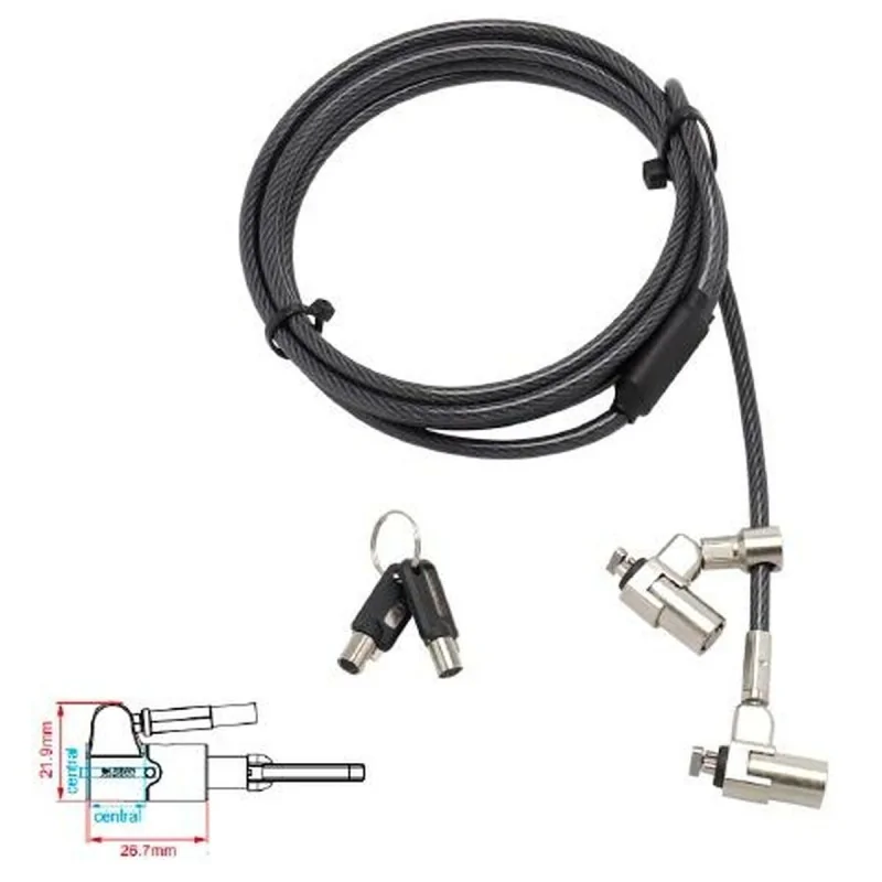 Security Cable Urban Factory 190 cm Laptop...