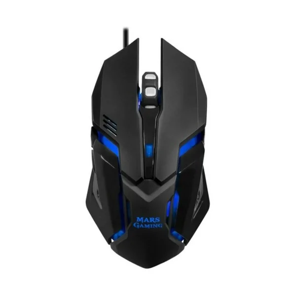 Keyboard with Gaming Mouse Mars Gaming MCP118 Black Spanish Qwerty
