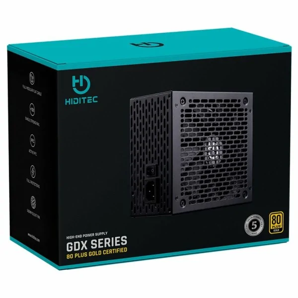 Power supply Hiditec GDX850 850 W 80 Plus Gold RoHS