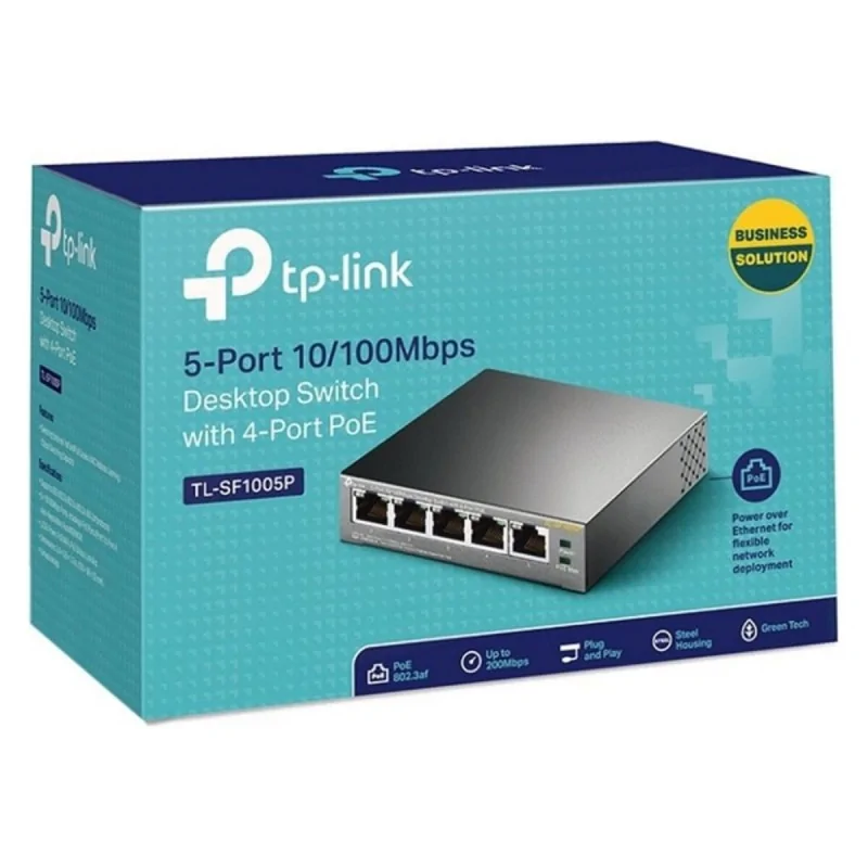 Desktop Switch TP-Link TL-SF1005P PoE LAN...